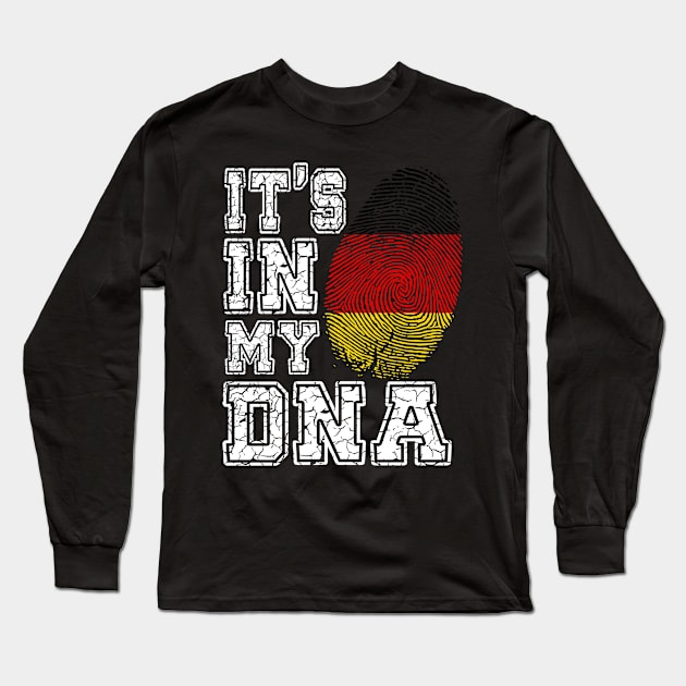 It's In My DNA Germany - German Gift Long Sleeve T-Shirt by biNutz